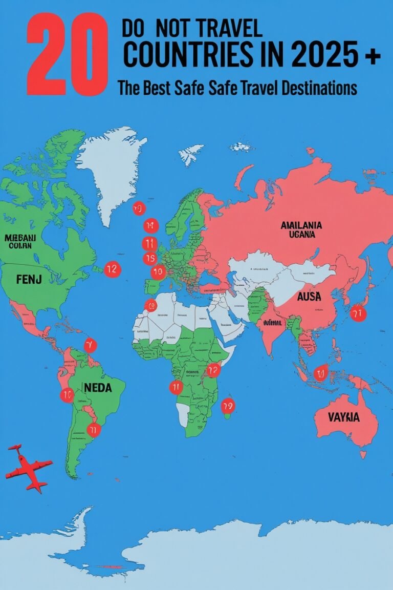“Do Not Travel Countries 2025: 21 High-Risk Destinations and Safer Alternatives”