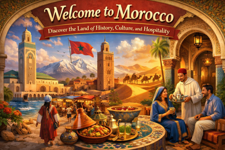 Welcome to Morocco: Discover the Land of History, Culture, and Hospitality