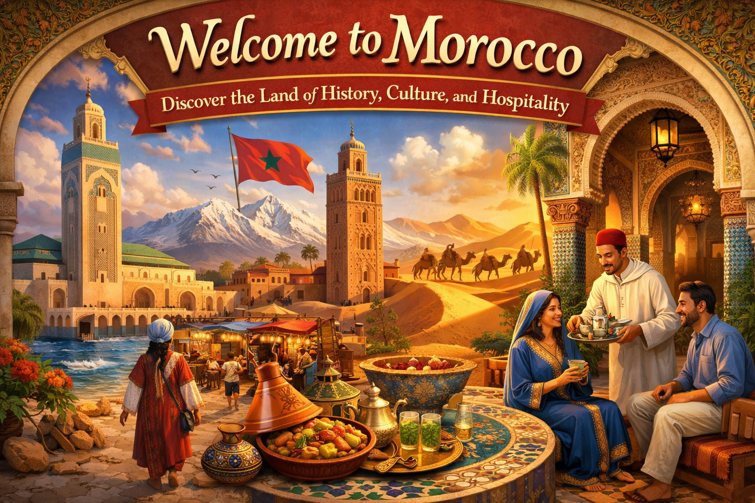 Welcome to Morocco: Discover the Land of History, Culture, and Hospitality